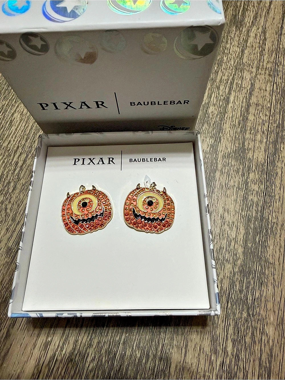 BaubleBar Pixar Mike Wazowski Halloween Earrings